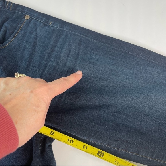 Citizens of Humanity Thompson Medium Rise Cropped Skinny Jean dark - Picture 16 of 17